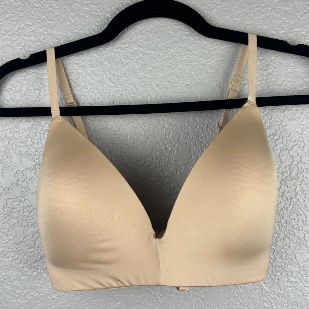 SKIMS Women’s Clay 32DD Padded Wireless T-Shirt Push-Up Everyday Bra Feminine - Picture 2 of 11